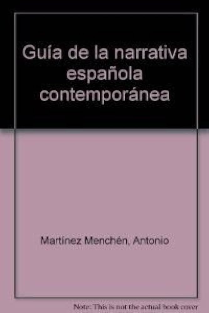 narrativa española actual