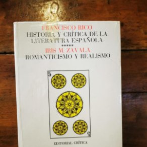 historia y critica de la literatura española rico