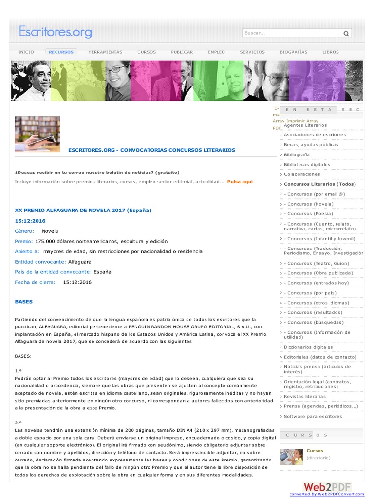 Escritores en Competencia: El Mundo de los Concursos Literarios