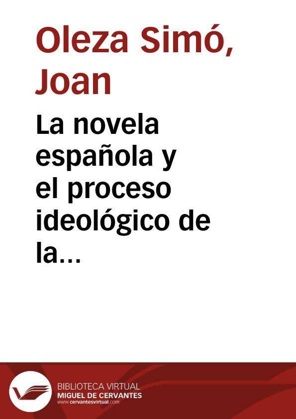 novela española del siglo xix