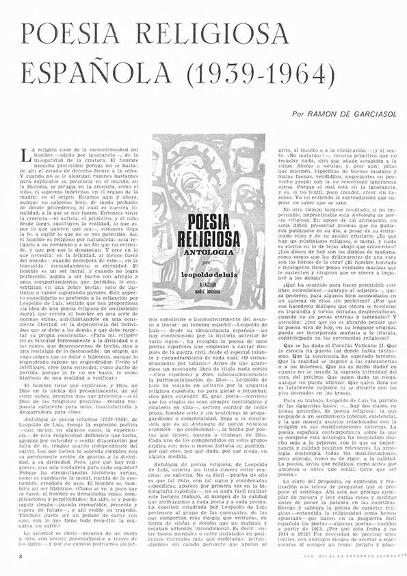 poesía religiosa española
