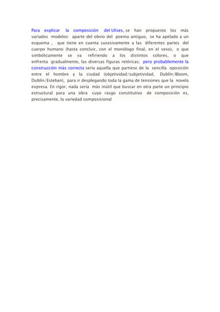 ulises james joyce análisis literario